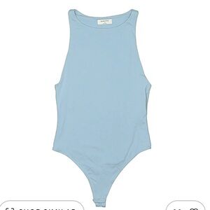 Aritzia Babaton Light Blue Bodysuit